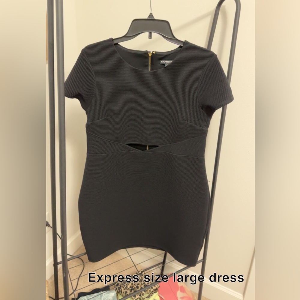 Express black dress size large